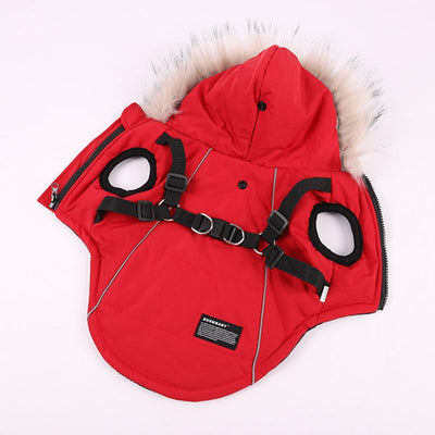 Traje Elegante para Perro con Chaleco y Gorro de Pelaje - Image 9