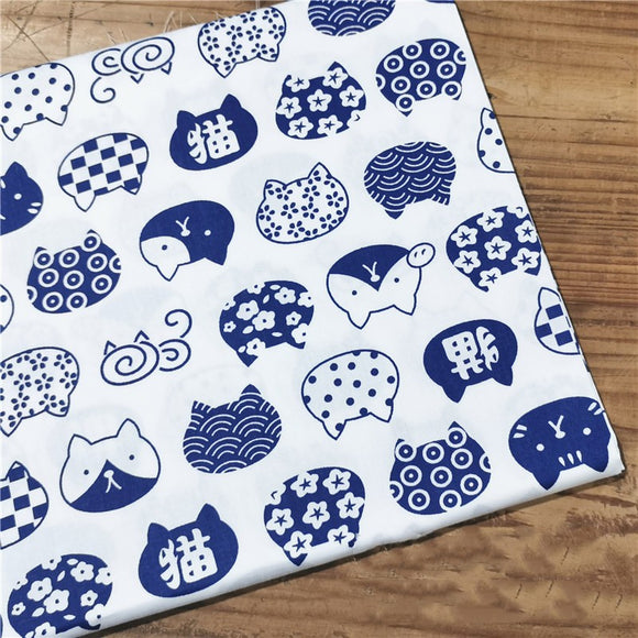 Bolsa de Tela de Algodón Estilo Japonés con Encanto de Gato Shiba Inu