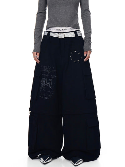 Pantalones Cargo Sueltos con Bolsillos Removibles - Image 18
