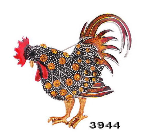 Broche Gallo Retro Personalizado - Image 6