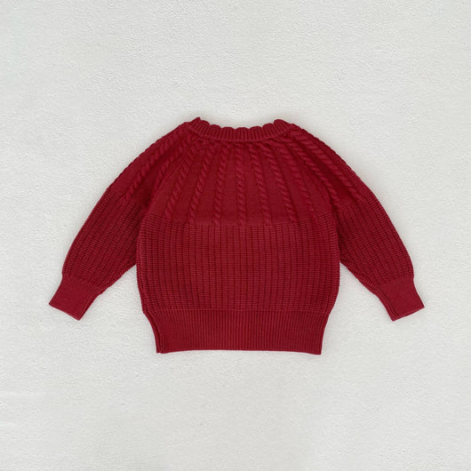 Conjunto de Dos Piezas: Enterizo Tejido con Bolas de Burbujas y Abrigo para Bebé Niña - Image 20