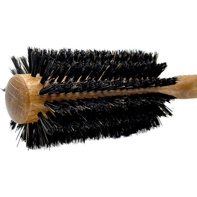 Dural RoundStyler Hair Brush 14 Rows Wood Pure Wild Boar Bristles - Tekeno