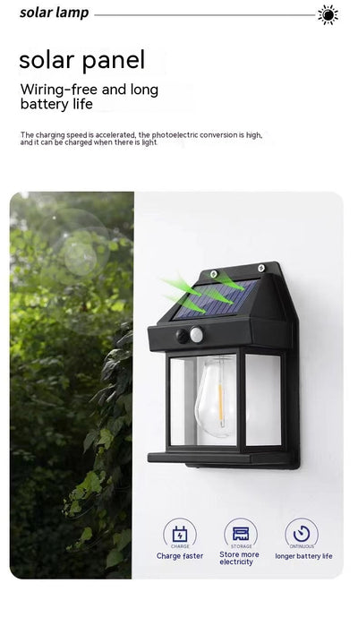 Lámpara Solar de Pared para Jardín con Sensor de Movimiento - Resistente al Agua - Image 11