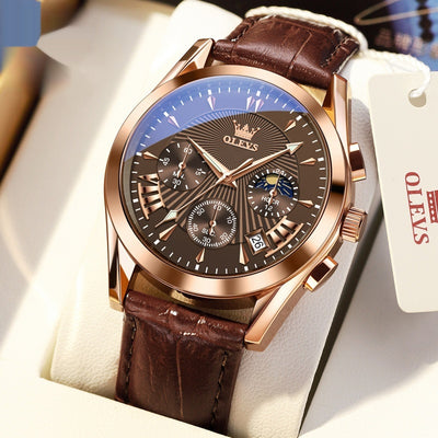 Reloj Multifunción de Cuarzo para Hombre con Calendario y Cronómetro - Image 5