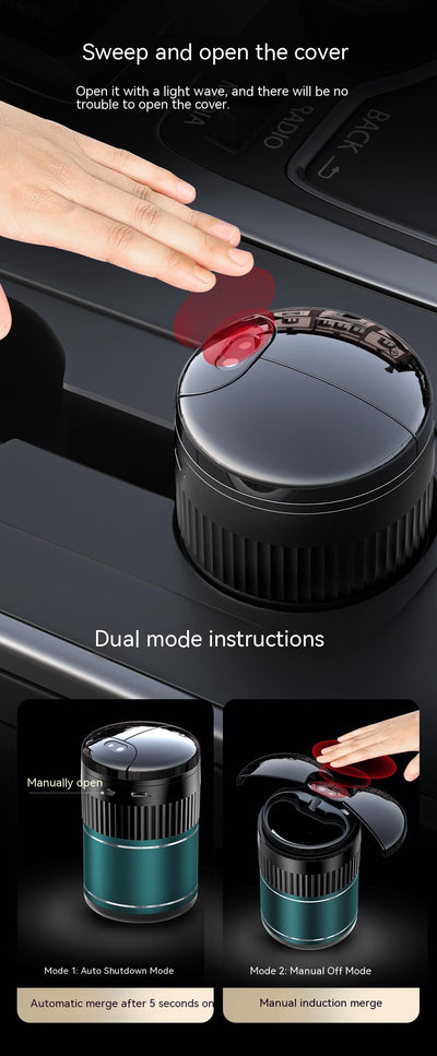 Cenicero Inteligente Automático con Sensor Infrarrojo y Tapa - Image 14