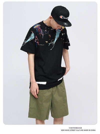 Camiseta Unisex Estampado Graffiti Street Style - Image 15
