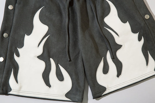Shorts Contraste Terciopelo Flame con Solapa Doble - Image 14
