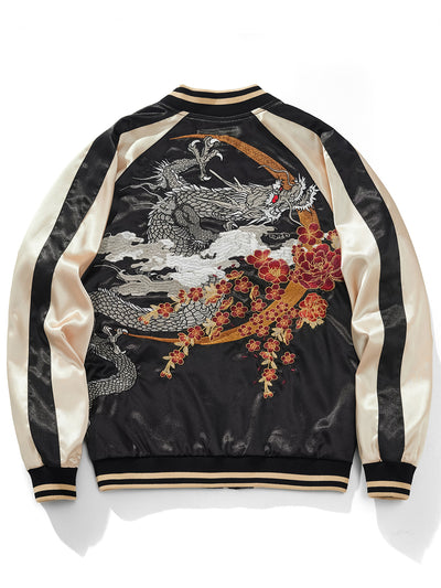 Chaqueta Suelta Estilo Chino con Bordados en Poliéster para Hombre - Image 6