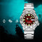 Reloj Mecánico Acero Inoxidable Luminoso Resistente al Agua para Hombre