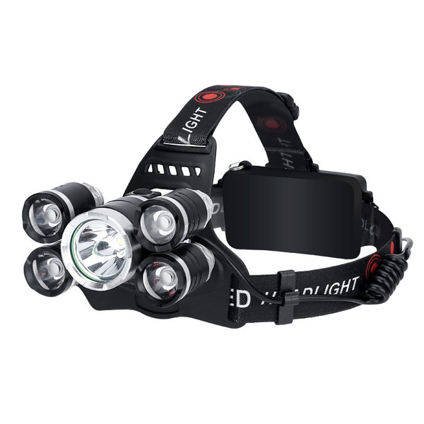Linterna Frontal LED de Alta Potencia 5 Luces