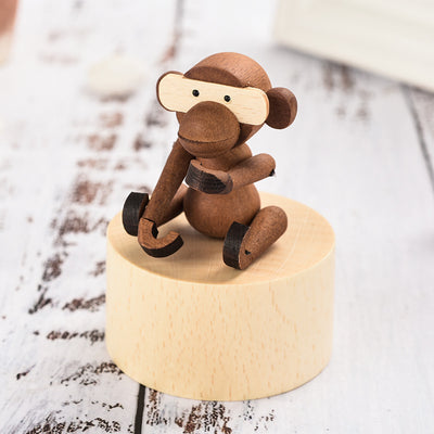 Caja de Música Miniatura de Madera con Diseño Infantil - Image 5