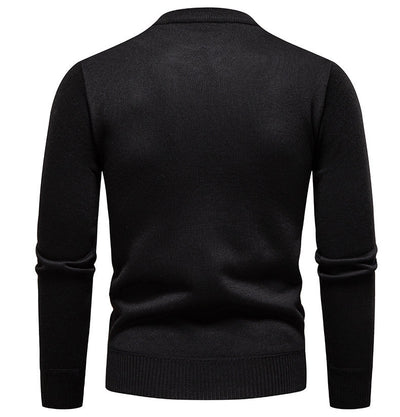 Suéter Tejido Cuello Redondo Cálido y Casual para Hombre - Image 18