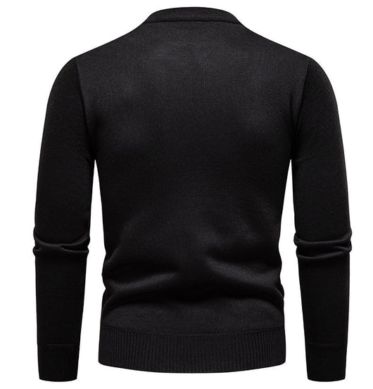 Suéter Tejido Cuello Redondo Cálido y Casual para Hombre - Image 18
