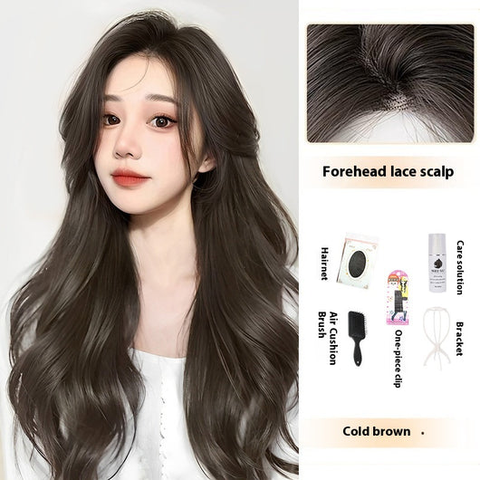 Peluca Larga Mujer Cabello Natural Liso Frente Encaje Completo Premium - Image 21