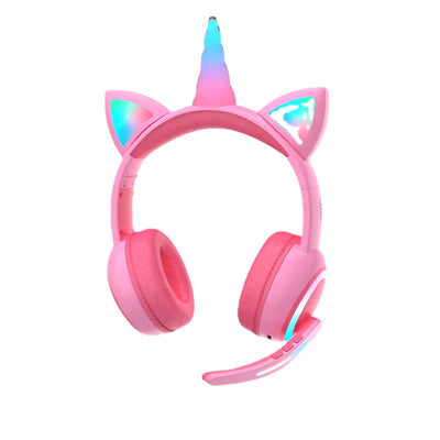 Auriculares Bluetooth Infantiles con Orejas de Gato y Luz LED - Image 11