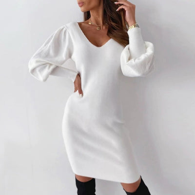 Vestido Largo de Encaje con Manga Larga para Otoño e Invierno - Image 11