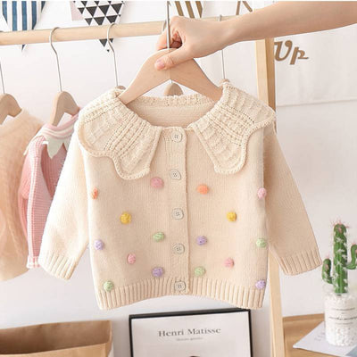 Cardigan Tejido Elegante para Niña - Manga Larga Base Versátil - Image 4