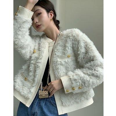 Chaqueta Perfumada con Hebilla Dorada para Mujer - Image 2