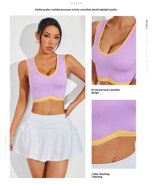 Top Deportivo para Mujer con Espalda Descubierta, Tirantes de Yoga y Soporte Absorbente - Image 9