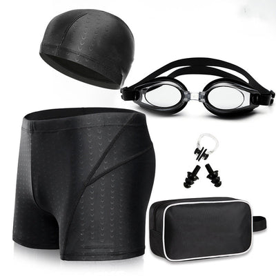 Set de Traje de Baño y Gafas de Natación para Hombre - Image 11