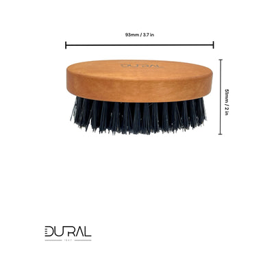 Dural Pear wood beard brush with wild boar bristles - Tekeno