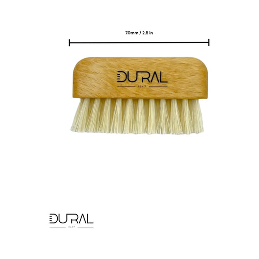 Dural Beech wood brush & comb cleaner with pure light natural bristles - Tekeno