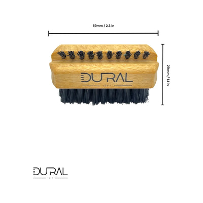 Dural Beech wood travel size hand/nail brush - Tekeno