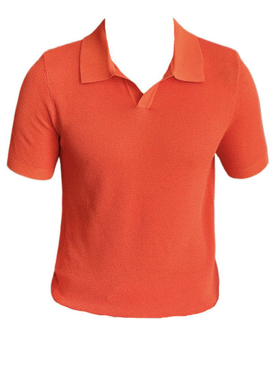 Polo Casual Transpirable con Cuello en V para Hombre - Image 6