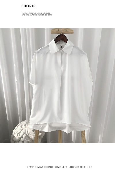 Camiseta Holgada para Hombre Estilo Casual Lazy Wind - Image 14