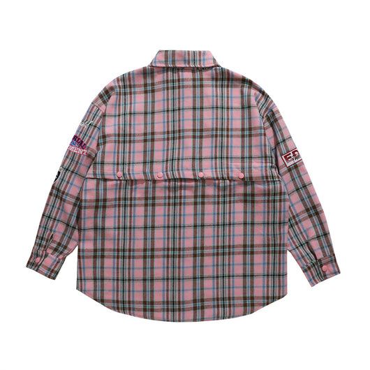 Camisa Abrigo Cuadros de Manga Larga - Image 8