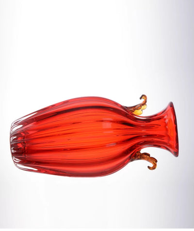 Jarrón de Cristal Rojo Premium de Gran Formato - Image 8