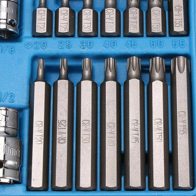 Juego Completo de 40 Puntas Hexagonales para Reparación Automotriz con Destornillador de Espiga Estrella - Image 12