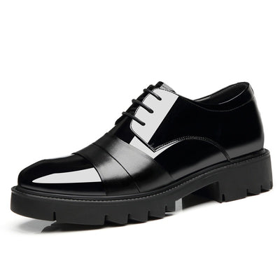 Zapatos Formales con Alzas Internas 10cm - Cuero Brillante Premium para Hombre - Image 5
