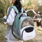 Mochila Transportín para Gatos de Tela Oxford Respirable Gran Capacidad