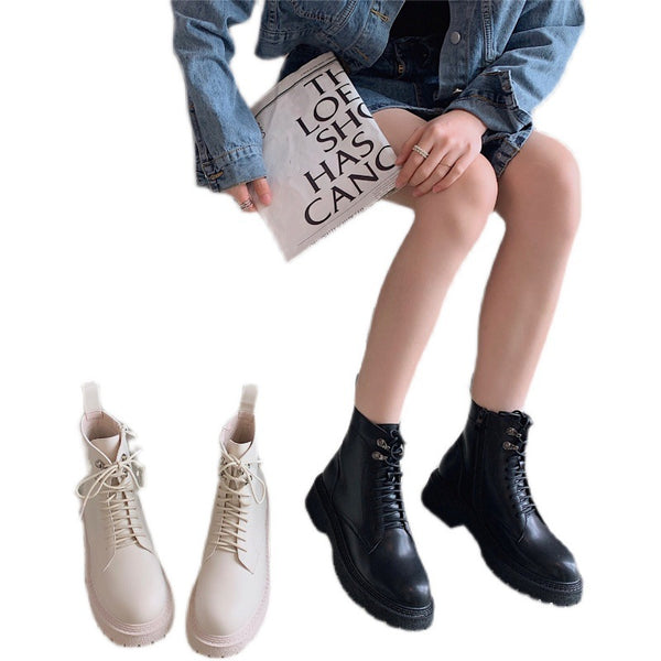 Botas Vintage Británicas con Cordones Estilo Clásico