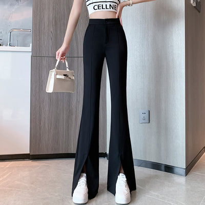 Pantalones Casuales Slim con Abertura Lateral - Corte Elegante y Versátil - Image 10