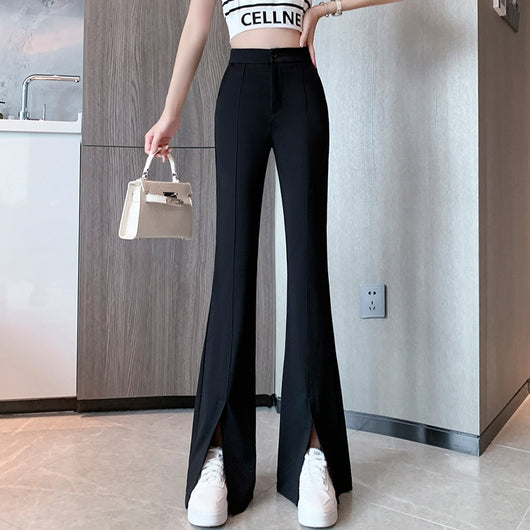 Pantalones Casuales Slim con Abertura Lateral - Corte Elegante y Versátil - Image 10