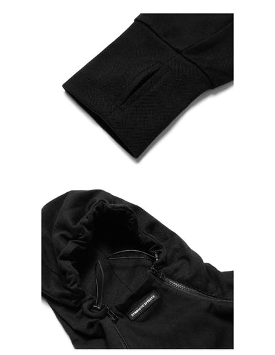 Sudadera con Capucha y Doble Cierre de Punto Tejido - Image 16
