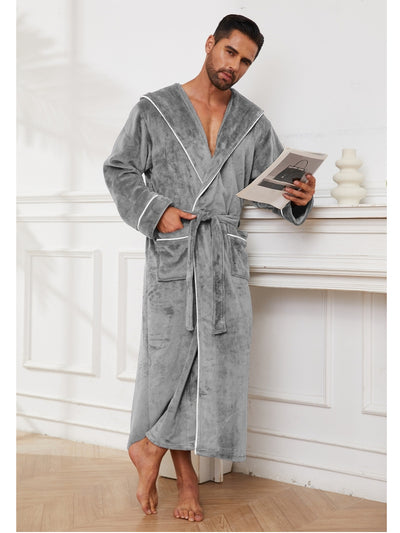 Bata Pijama de Franela para Hombre y Mujer - Image 16
