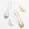 Aretes Largos de Plata Esterlina con Textura para Mujer