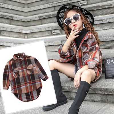 Camisa Cuadros Niña Corte Dovetail Moda - Image 11