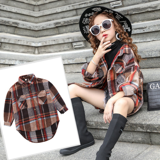 Camisa Cuadros Niña Corte Dovetail Moda - Image 11