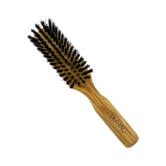 Dural Olive wood hair brush with boar bristles - 5 rows - Tekeno
