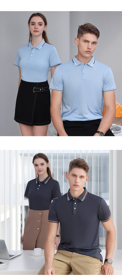 Polo Casual de Algodón ICE con Solapa - Manga Corta para Verano - Image 25