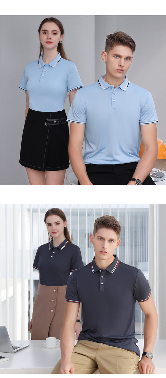 Polo Casual de Algodón ICE con Solapa - Manga Corta para Verano - Image 25