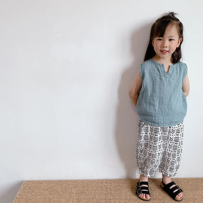 Chaleco Infantil de Algodón Transpirable para Verano sin Mangas - Image 12