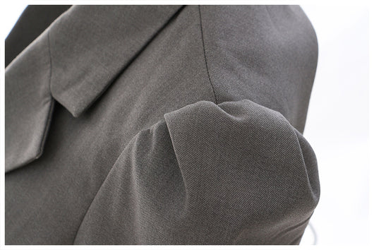 Blazer Elegante Cintura Ajustada con Dobladillo Floral Backless - Image 12