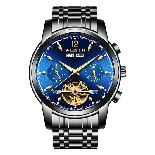 Reloj Mecánico Automático Multifunción Estilo Empresarial Coreano para Hombre - Image 5