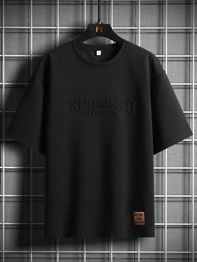 Camiseta Suelta de Algodón para Hombre Talla Grande - Manga Corta Verano - Image 10