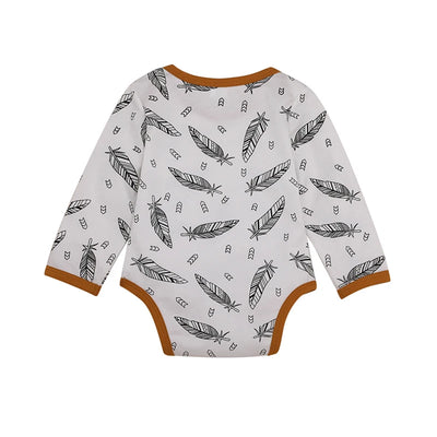Ropa Infantil con Estampado de Rayas y Plumas - Image 11